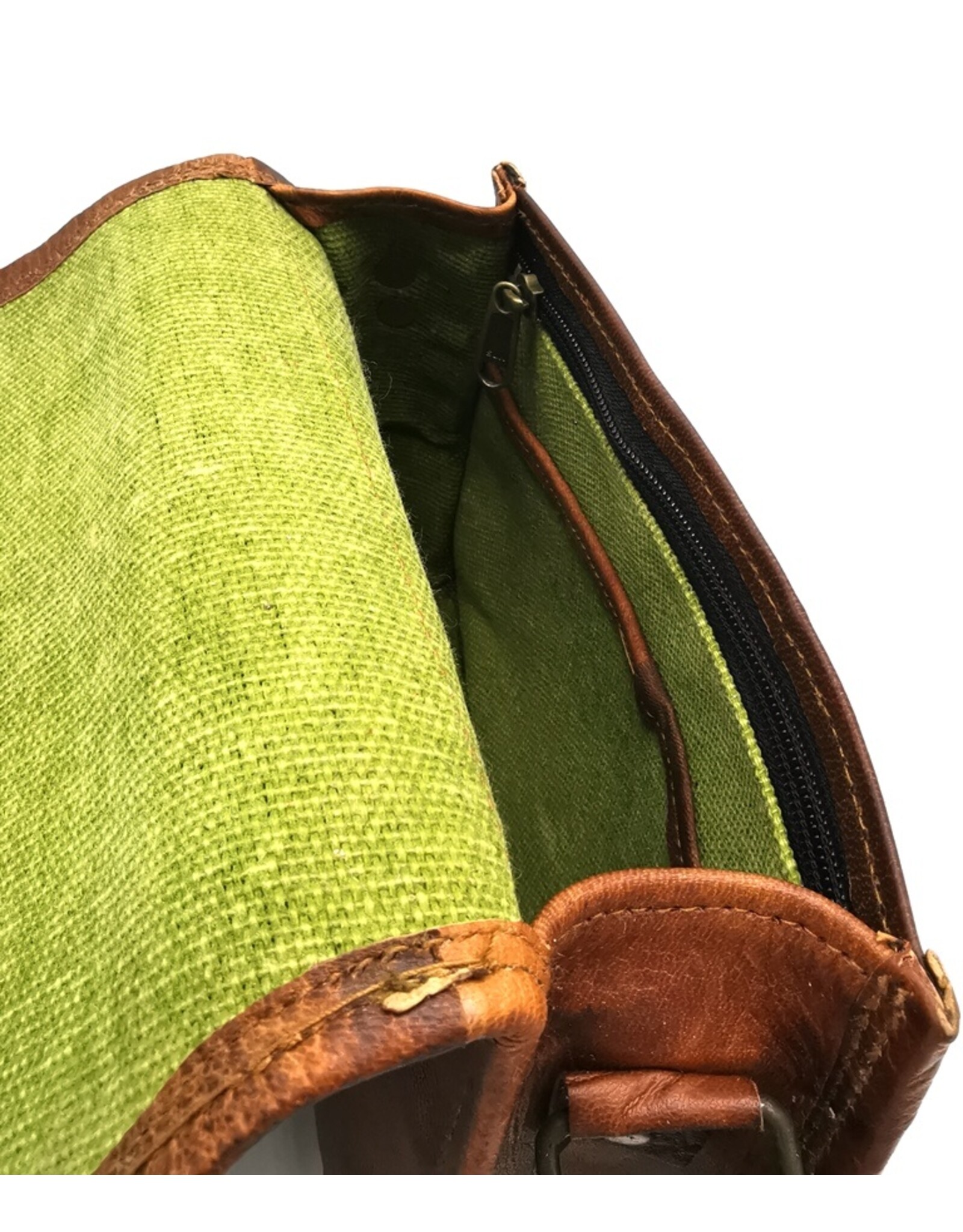 Trukado Leather Shoulder bags  Leather crossbody bags - Leather Saddle Bag with slide closure vintage leather