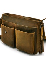 Hillburry Leather Workbags and Leather Laptop Bags - Hillburry Laptop Bag Buffalo Leather XL size
