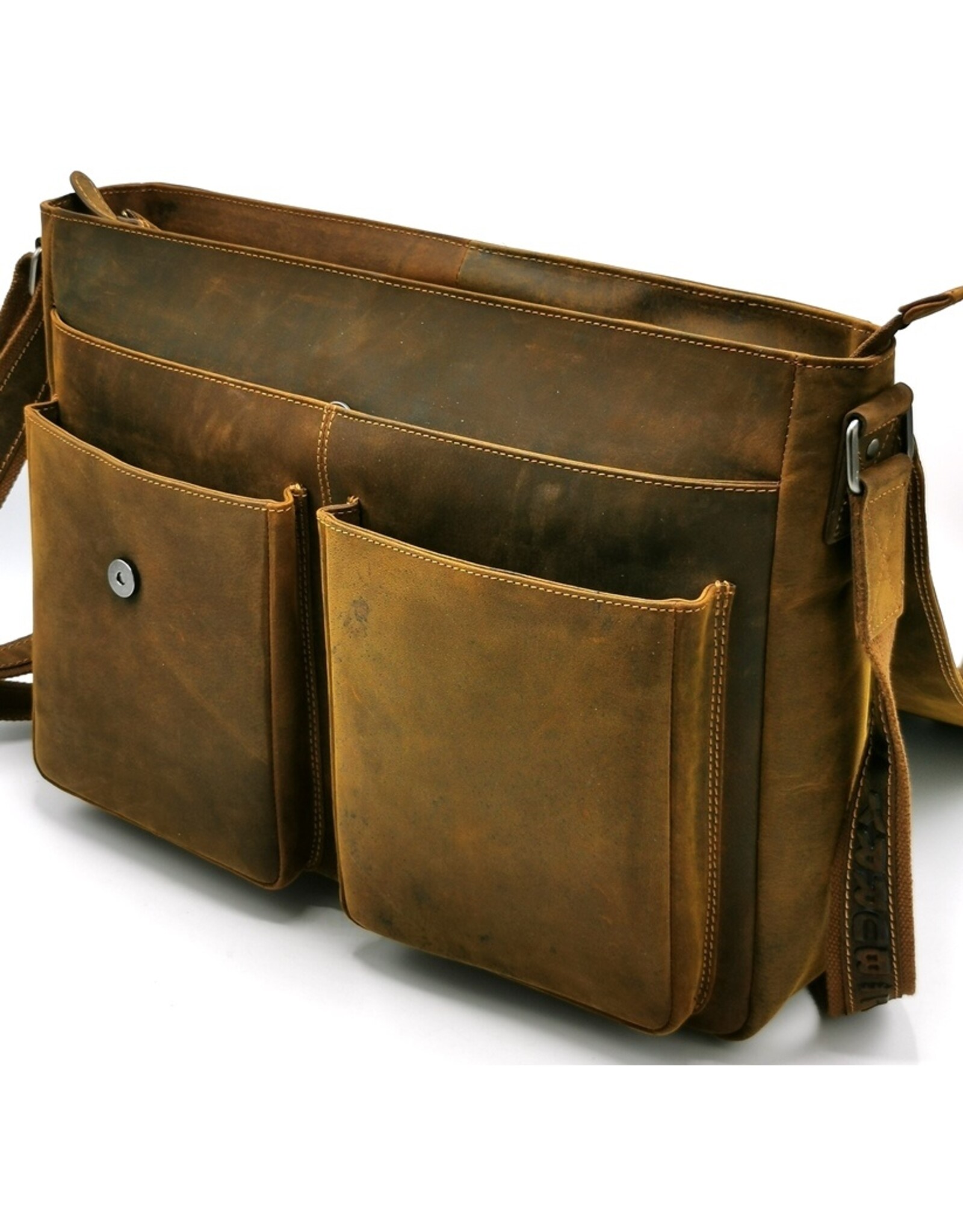 Hillburry Leather Workbags and Leather Laptop Bags - Hillburry Laptop Bag Buffalo Leather XL size