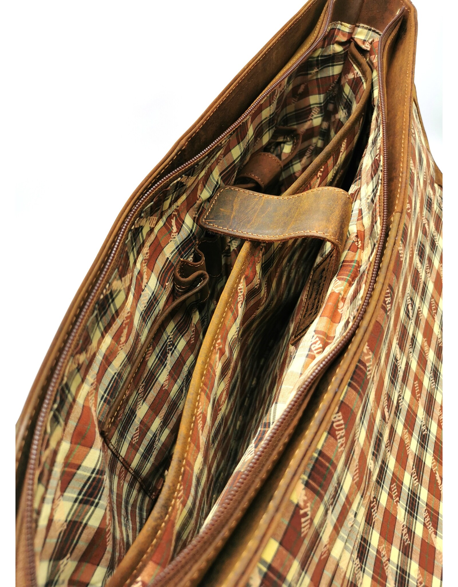 Hillburry Leather Workbags and Leather Laptop Bags - Hillburry Laptop Bag Buffalo Leather XL size