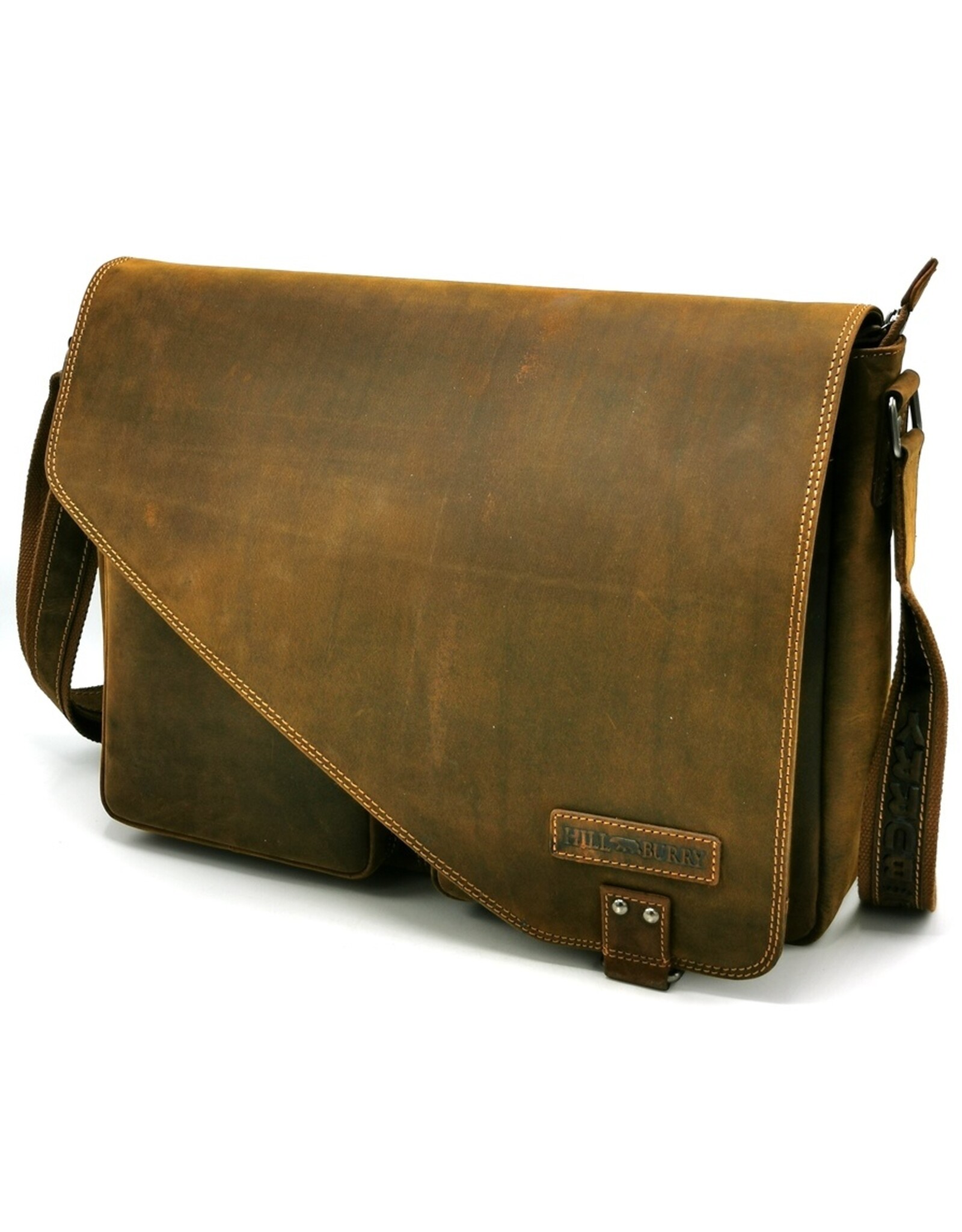 Hillburry Leather Workbags and Leather Laptop Bags - Hillburry Laptop Bag Buffalo Leather XL size
