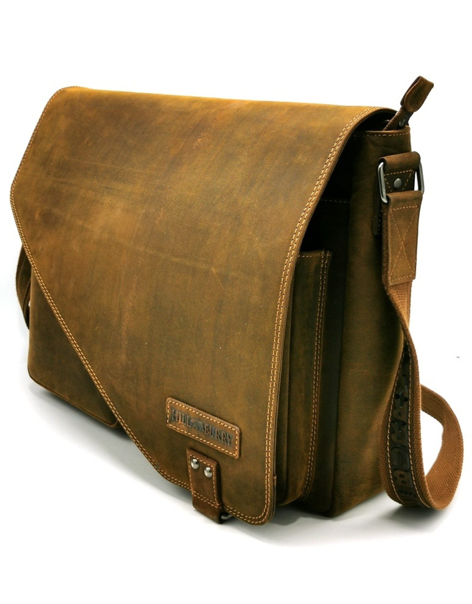 Hillburry Leather Workbags and Leather Laptop Bags - Hillburry Laptop Bag Buffalo Leather XL size