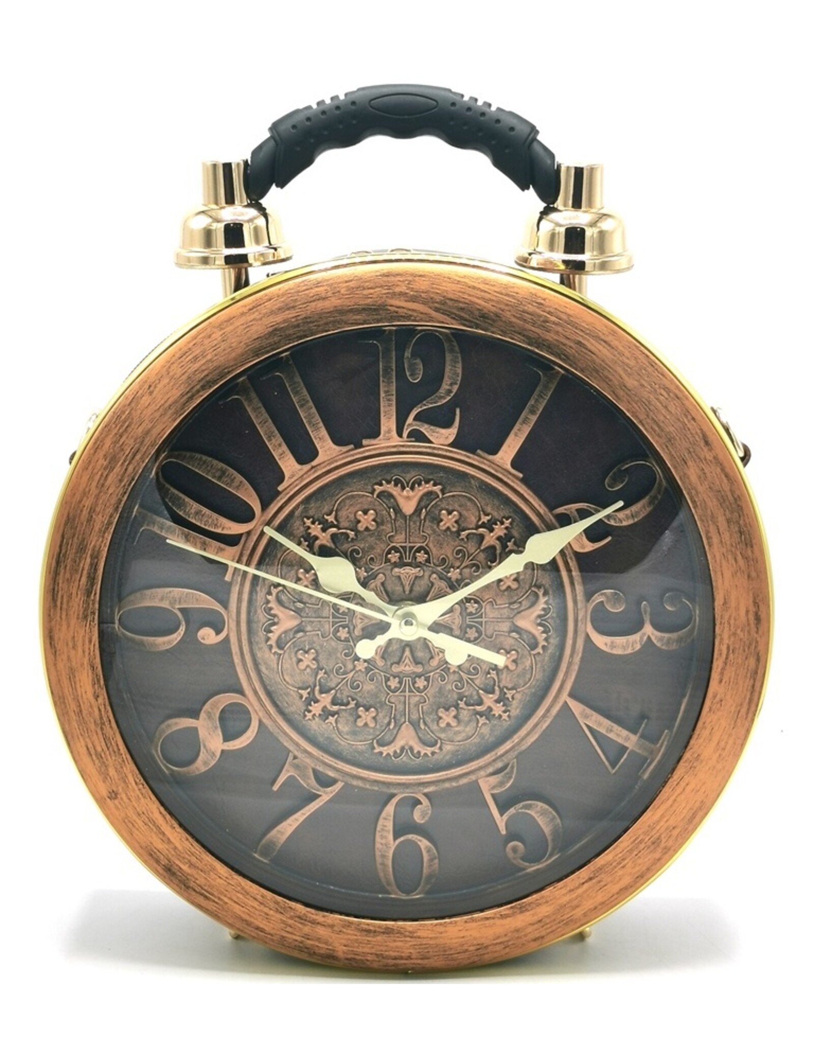 Trukado Fantasy tassen - Steampunk Klok  tas met echt werkende klok bruin