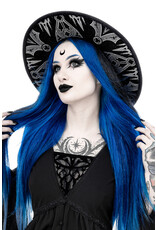 Restyle Gothic and Steampunk accessories - Gothic Chapel Hat   with wide brim Restyle
