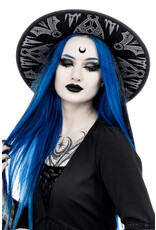 Restyle Gothic and Steampunk accessories - Gothic Chapel Hat   with wide brim Restyle