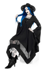 Restyle Gothic and Steampunk accessories - Gothic Chapel Hat   with wide brim Restyle