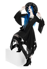 Restyle Gothic and Steampunk accessories - Gothic Chapel Hat   with wide brim Restyle