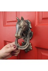 JB Giftware & Lifestyle -  Door Knocker Horse Head 17.5cm - Cast Iron