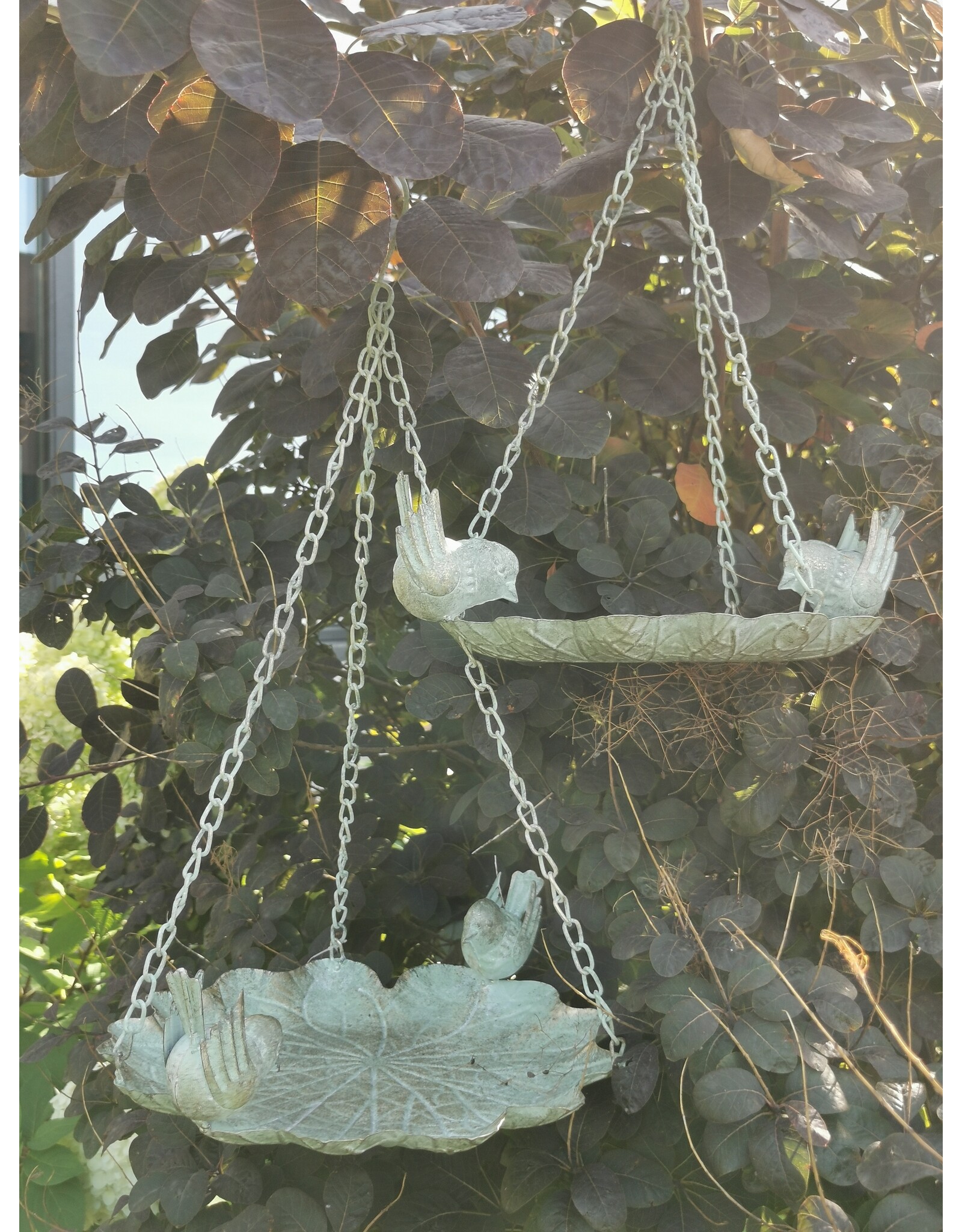 JB Miscellaneous - Birdbath-Feeding Bowl - leaf shaped, set of 2