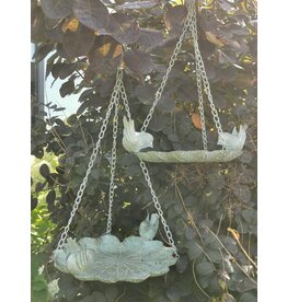 JB Birdbath-Feeding Bowl - leaf shaped, set of 2