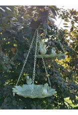 JB Miscellaneous - Vogelbad-Voederschaal - bladvormig, set van 2