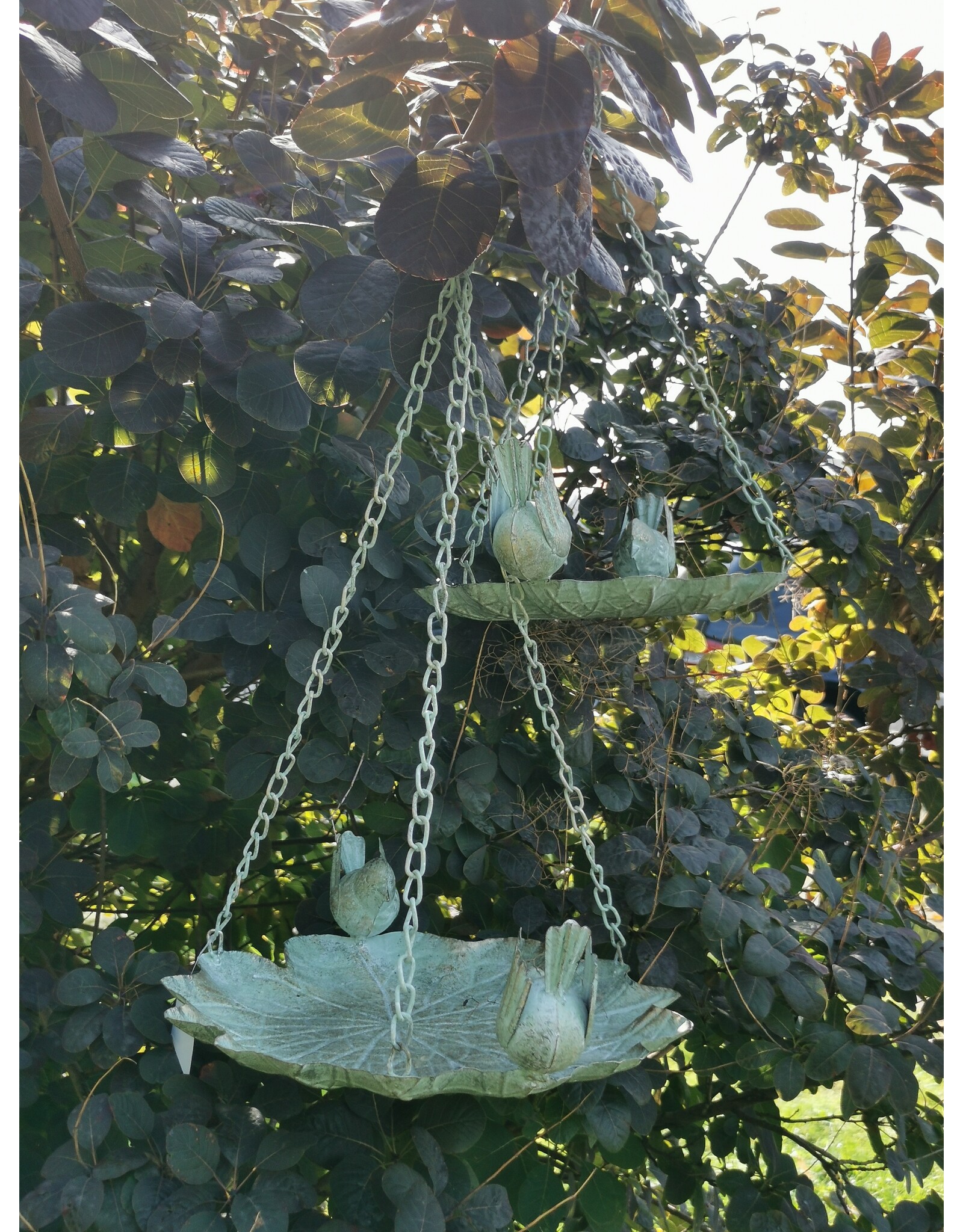 JB Miscellaneous - Birdbath-Feeding Bowl - leaf shaped, set of 2