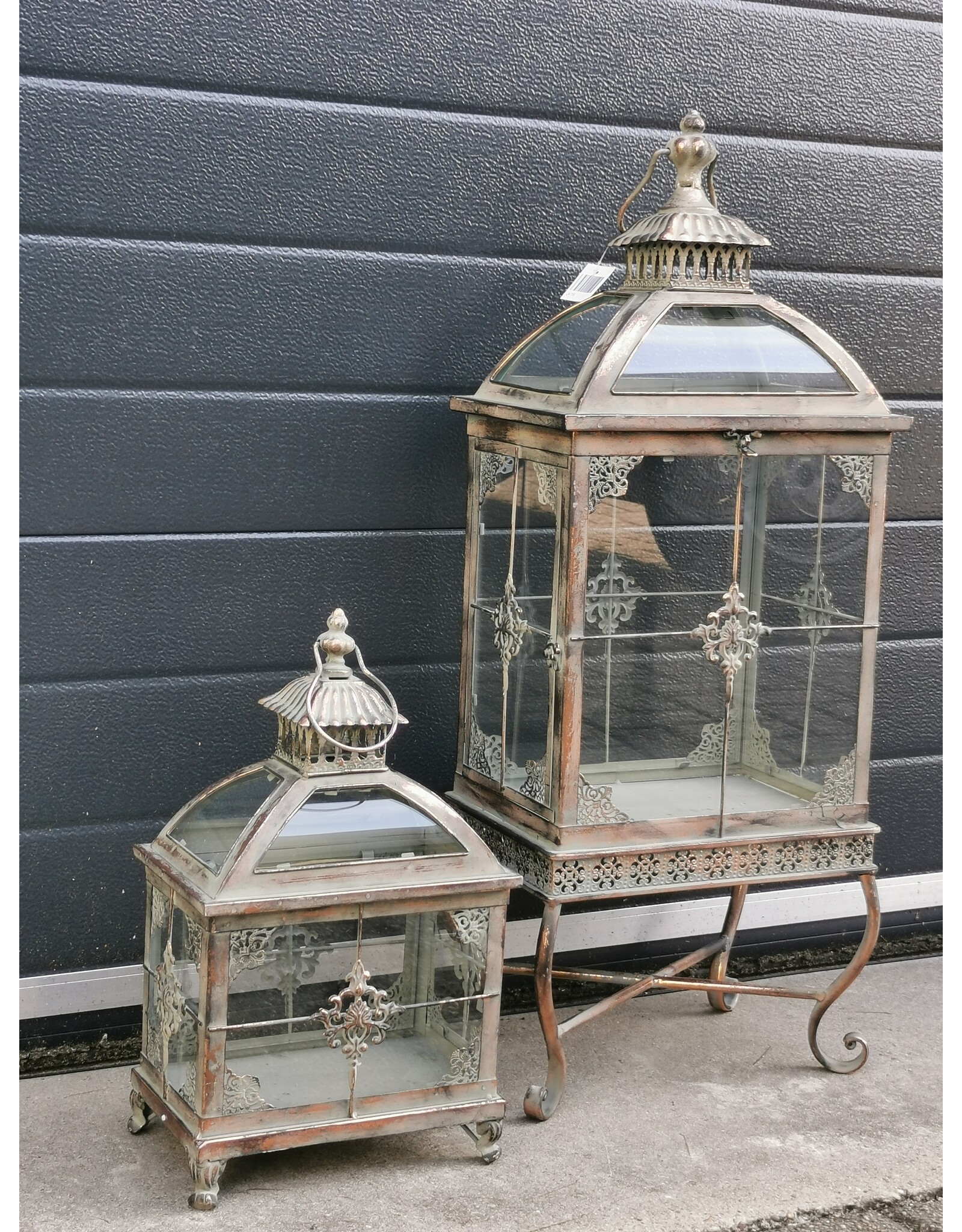 JB Miscellaneous - Set van 2 Victoriaanse Lantaarns op voetjes