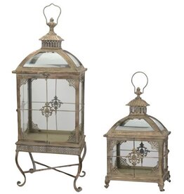 JB Set of 2 Lanterns Victorian style