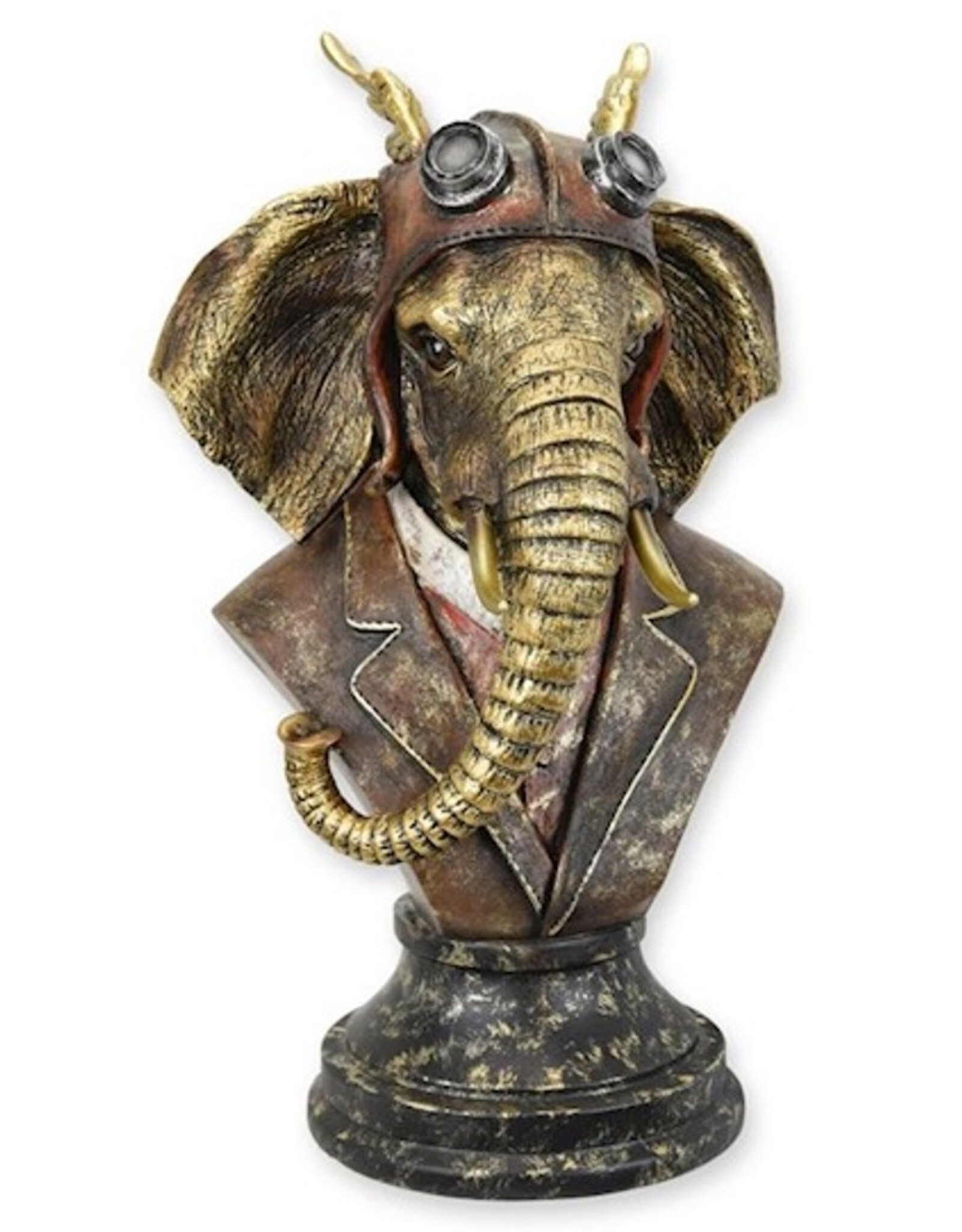 JB Giftware & Lifestyle - Steampunk Elephant bust 34.2cm