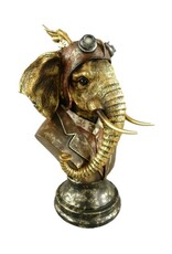 JB Giftware & Lifestyle - Steampunk Elephant bust 34.2cm