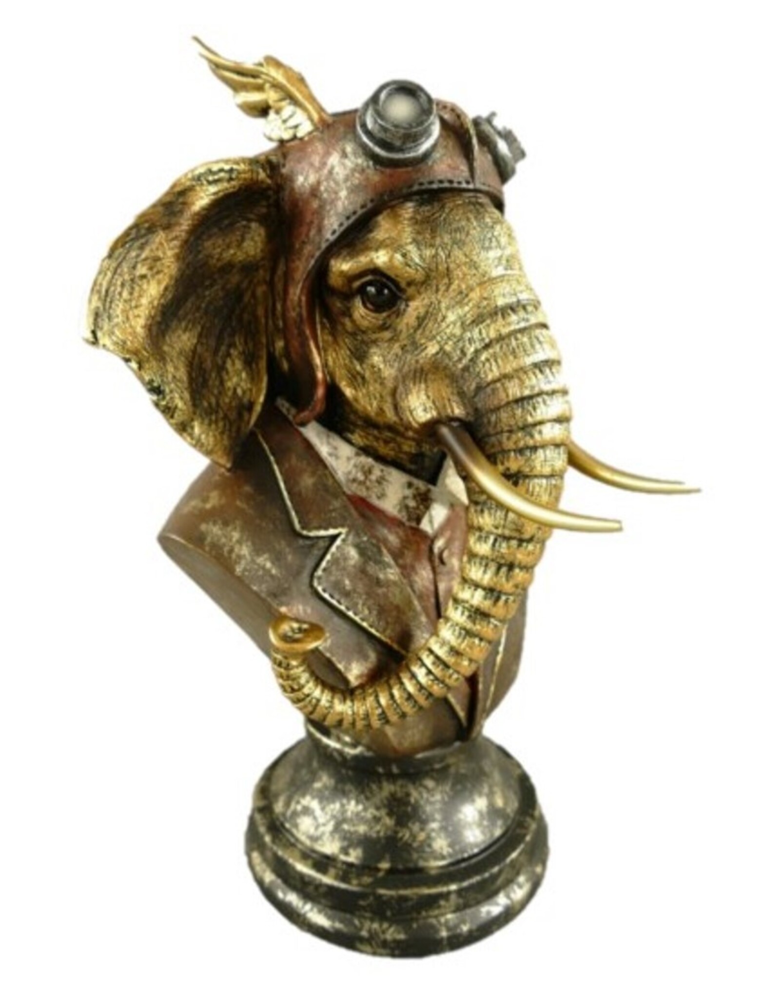 JB Giftware & Lifestyle - Steampunk Elephant bust 34.2cm