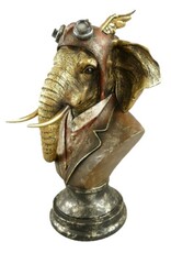JB Giftware & Lifestyle - Steampunk Elephant bust 34.2cm
