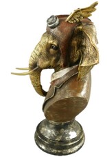 JB Giftware & Lifestyle - Steampunk Elephant bust 34.2cm