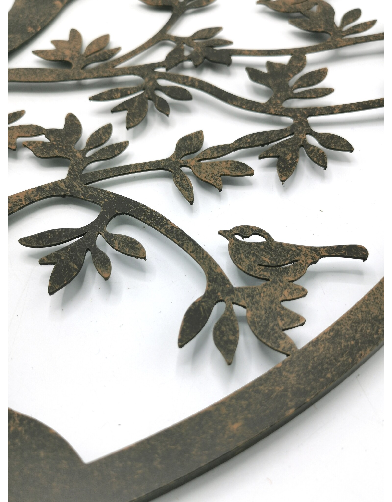 SH Miscellaneous - Tree of Life with Birds  Iron Wall Decor 51cm