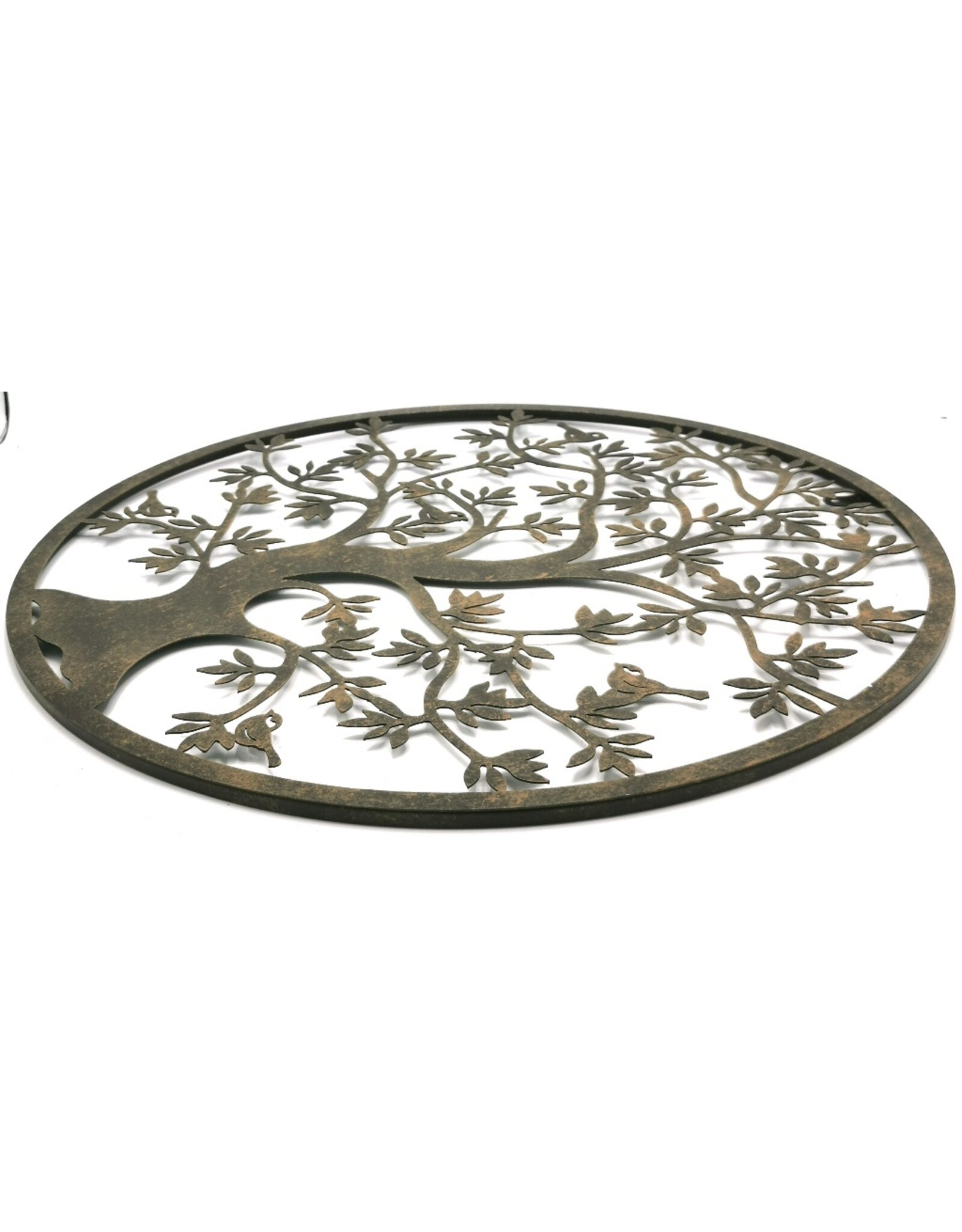 SH Miscellaneous - Tree of Lifewith Birds  Iron Wall Decor 51cm