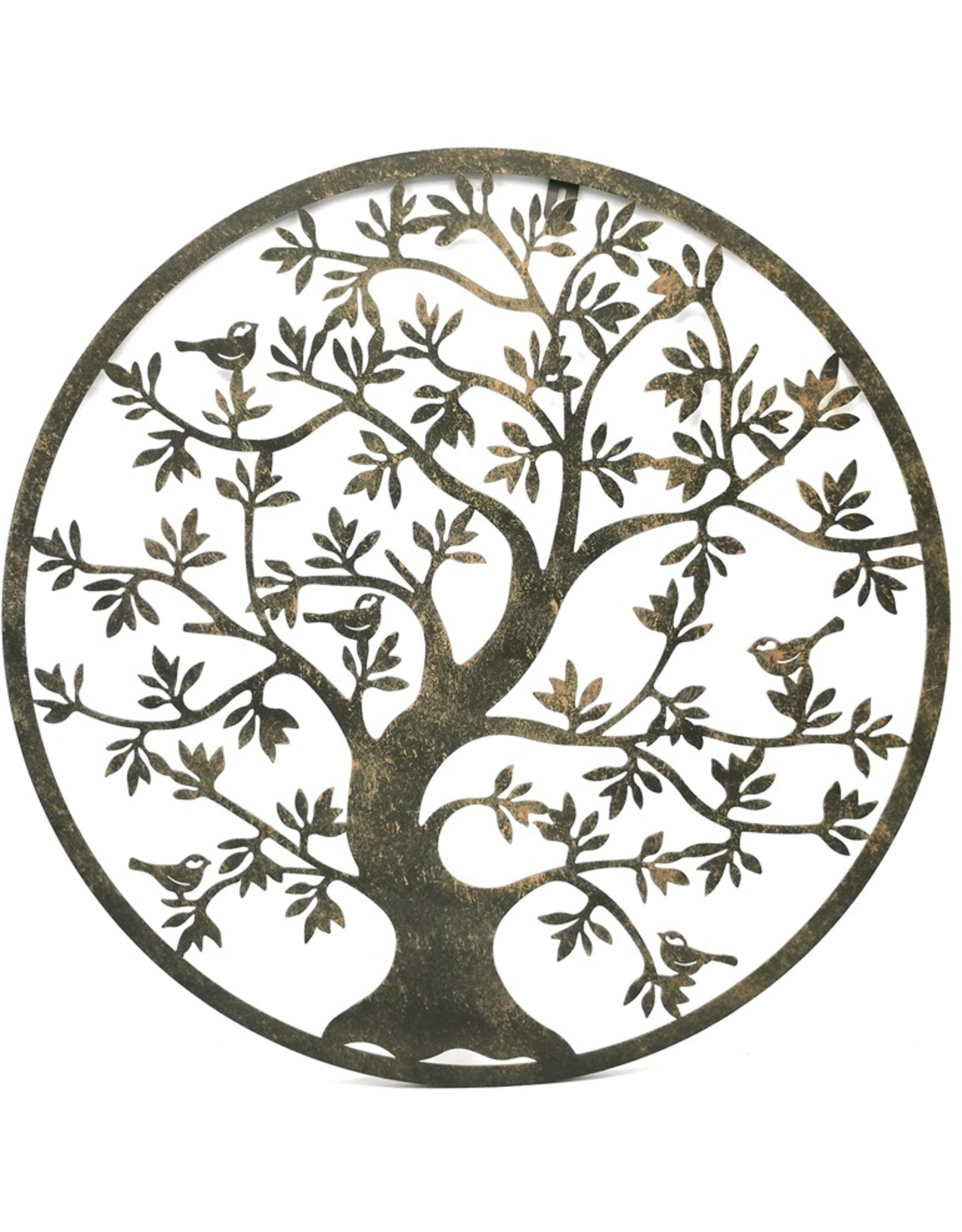 SH Miscellaneous - Tree of Lifewith Birds  Iron Wall Decor 51cm