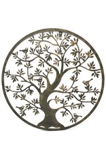 SH Miscellaneous - Tree of Lifewith Birds  Iron Wall Decor 51cm