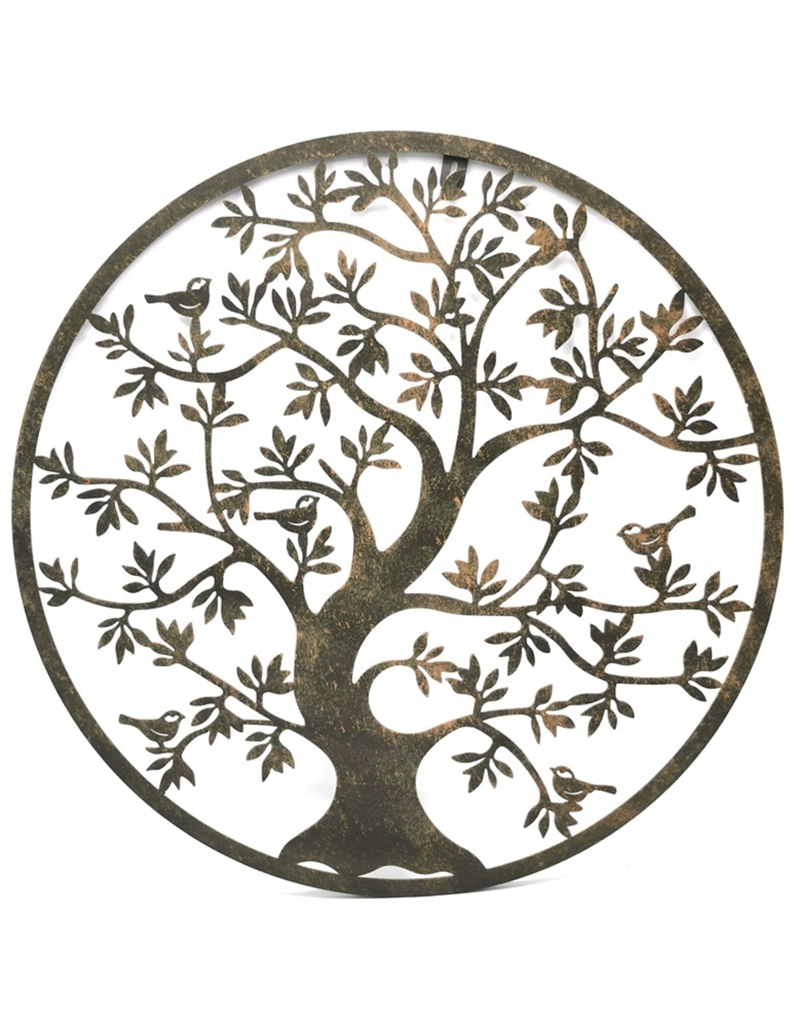 SH Miscellaneous - Tree of Lifewith Birds  Iron Wall Decor 51cm