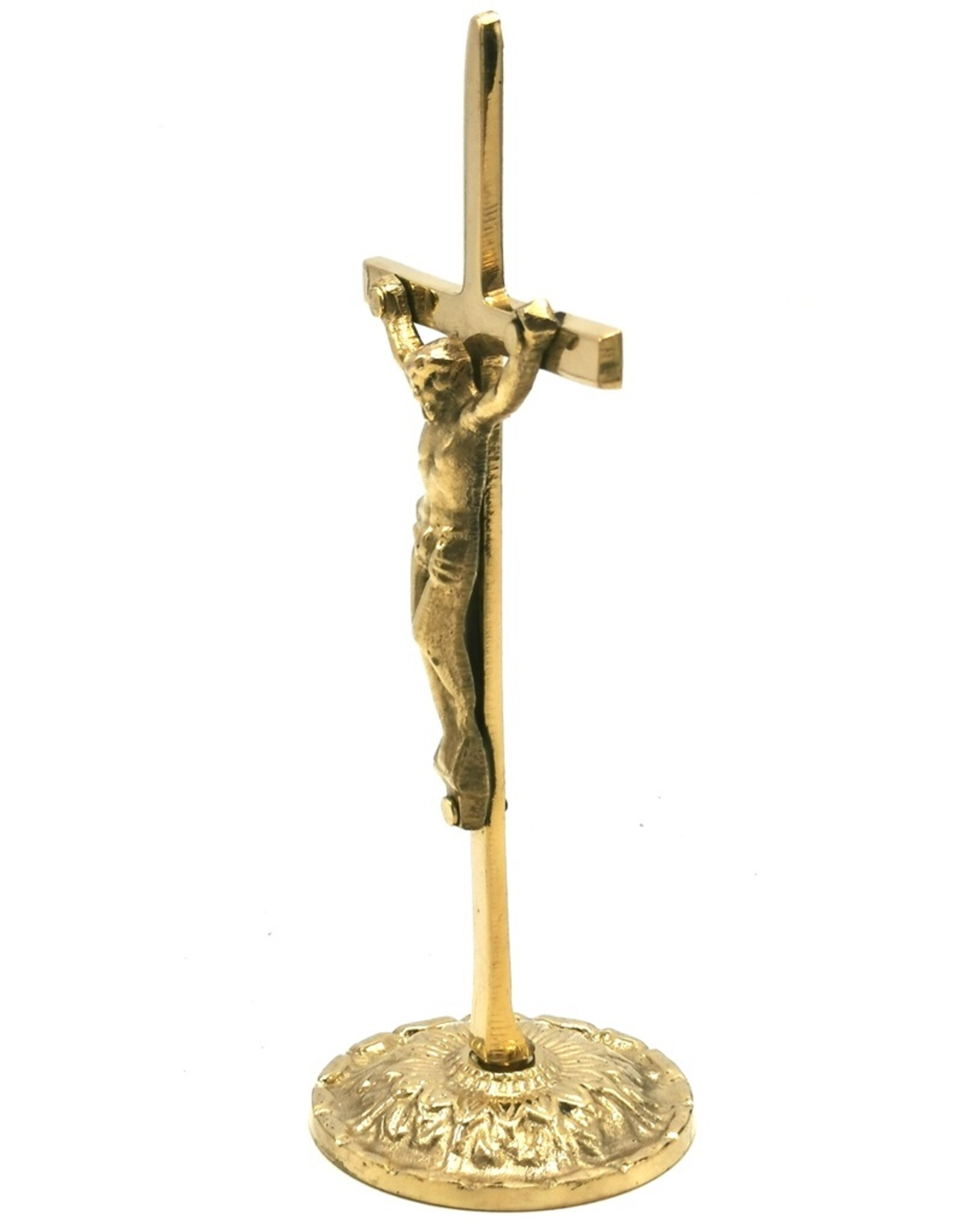 SH Giftware & Lifestyle - Jesus on the Cross Mini Crucifix set brass