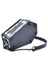 Trukado Gothic bags Steampunk bags - Coffin with Bone handle handbag