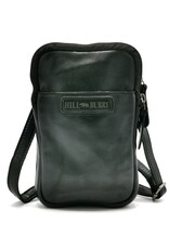 HillBurry Leather bags - Hillburry Shoulder bag-Belt bag-Telephone bag-black