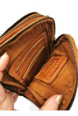 HillBurry Leather bags - Hillburry Shoulder bag-Belt bag-Phone bag-cognac