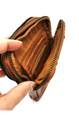 HillBurry Leather bags - Hillburry Shoulder bag-Belt bag-Phone bag-cognac