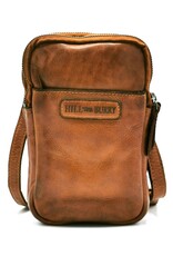 HillBurry Leather bags - Hillburry Shoulder bag-Belt bag-Phone bag-cognac