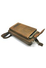 HillBurry Leather Festival bags, waist bags and belt bags - HillBurry Phone Bag-Wallet Buffalo Leather