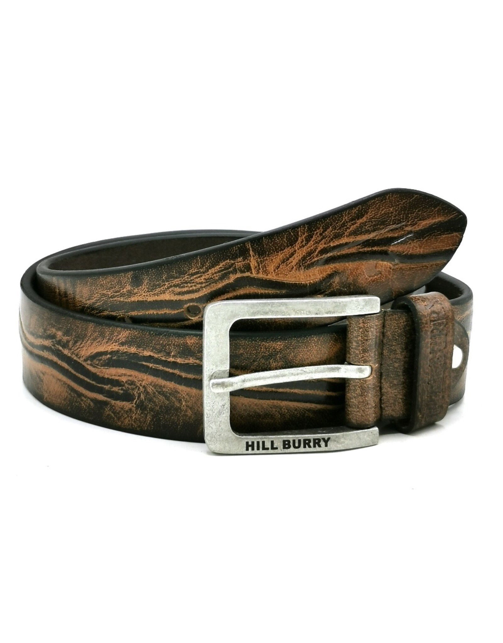 HillBurry Leren riemen - HillBurry Leren riem  "Waves dubbel"