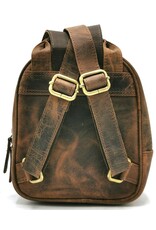 Leather Fox Leather backpacks  and leather shoppers -Leather Mini Backpack Leather Fox Vintage leather