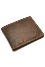 Leather Fox Leather Wallets -  Leather wallet with Embossed Floral pattern Roberto