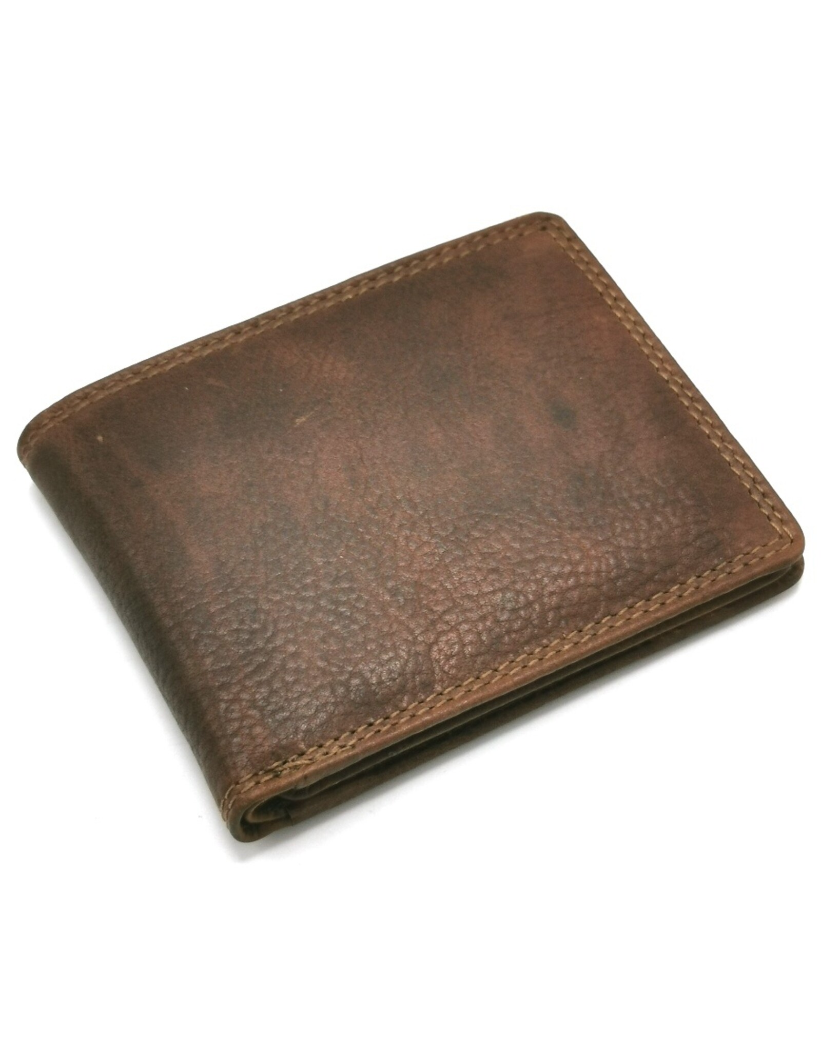 Leather Fox Leather Wallets -  Leather wallet with Embossed Floral pattern Roberto