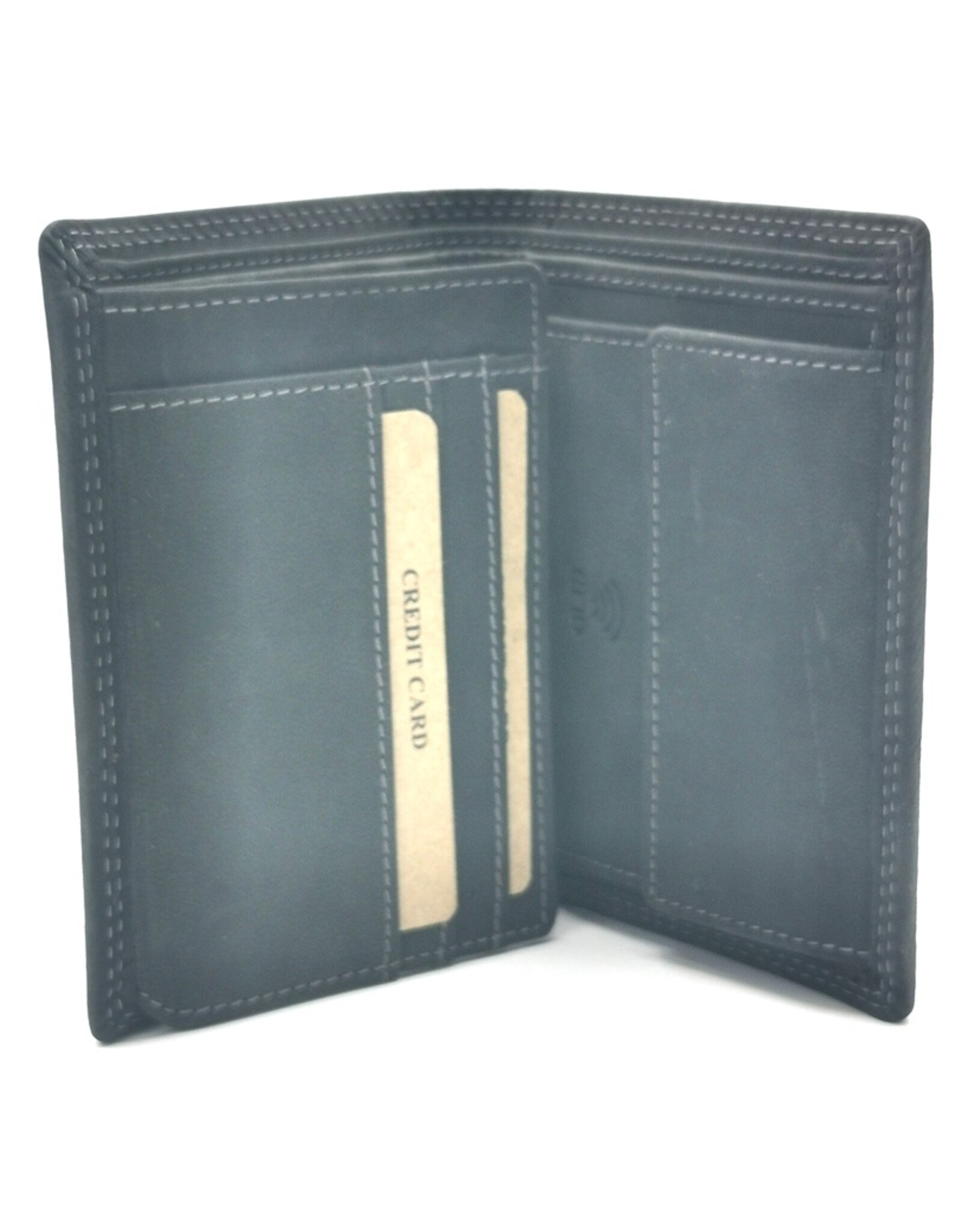 Trukado Leather Wallets - Leather Wallet with Eagle Head black