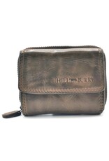 HillBurry Leather Wallets - Hillburry Mini Wallet Washed Leather Brown