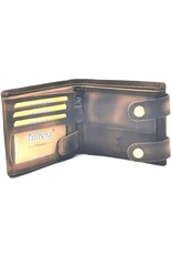 Tillberg Leather Wallets - Leather Wallet with Truck brown