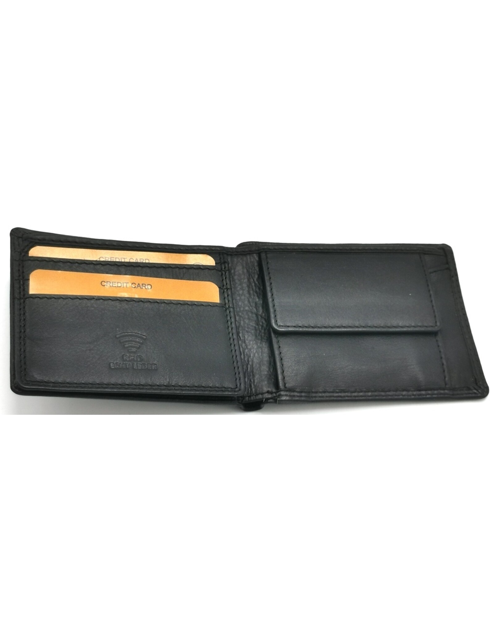 Leather Fox Leather Wallets - Leather Wallet Leather Fox Billfold black