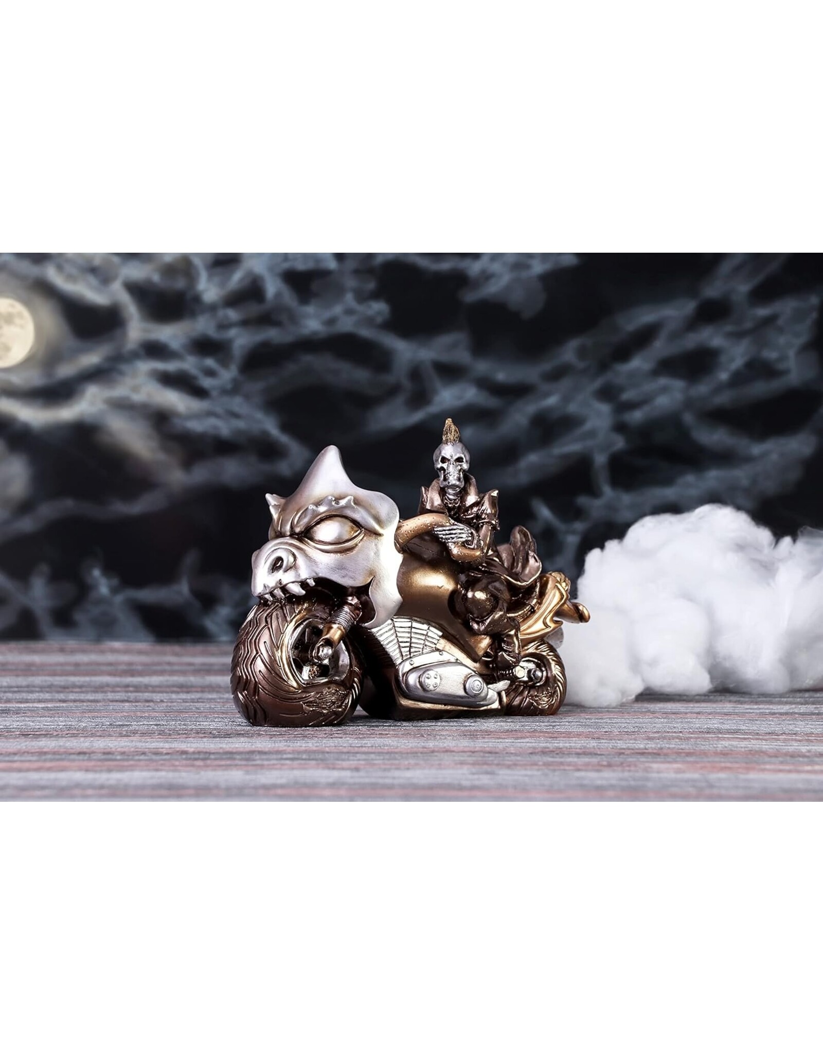 NemesisNow Giftware & Lifestyle - Skeleton on the Motorcycle "Ride or Die" Nemesis Now