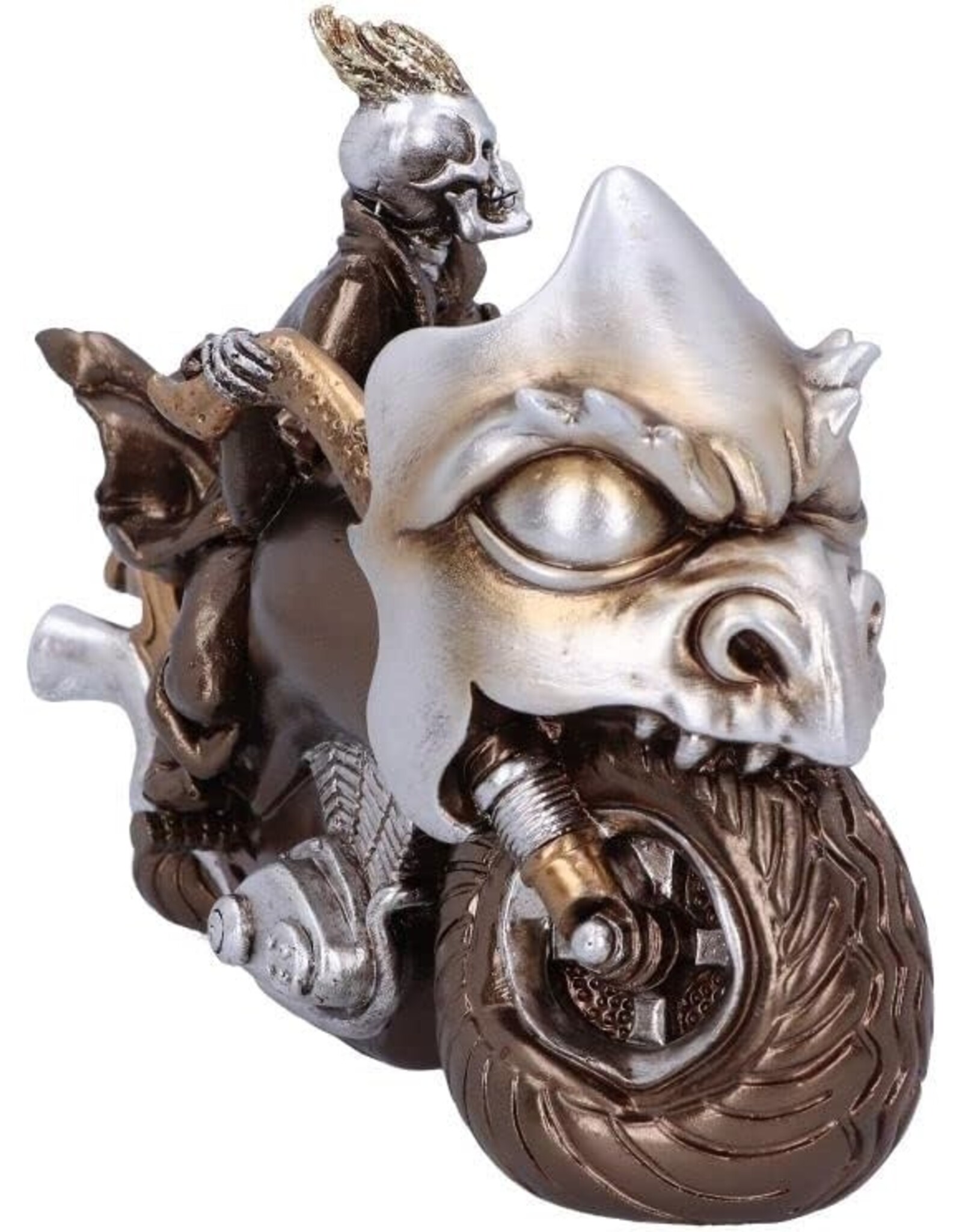 NemesisNow Giftware & Lifestyle - Skeleton on the Motorcycle "Ride or Die" Nemesis Now