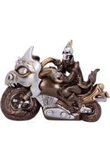 NemesisNow Giftware & Lifestyle - Skeleton on the Motorcycle "Ride or Die" Nemesis Now