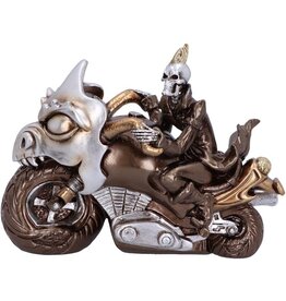 NemesisNow Skeleton on the Motorcycle "Ride or Die" Nemesis Now