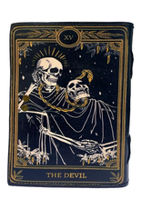 JM Handicrafts Miscellaneous - Grimoire Leren Notitieboek The Devil 18x13cm