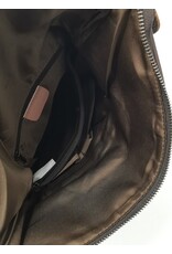 TJ Leather backpacks  and leather shoppers - Leather Backpack Patchwork with Butterflies