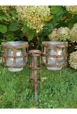 Boutique Trukado Giftware & Lifestyle - Medieval Iron Windlight with Glass Light Holders